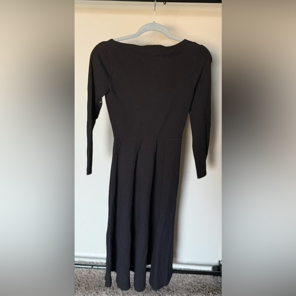 Reformation Wiley Knit Dress in Black - Picture 5 of 6